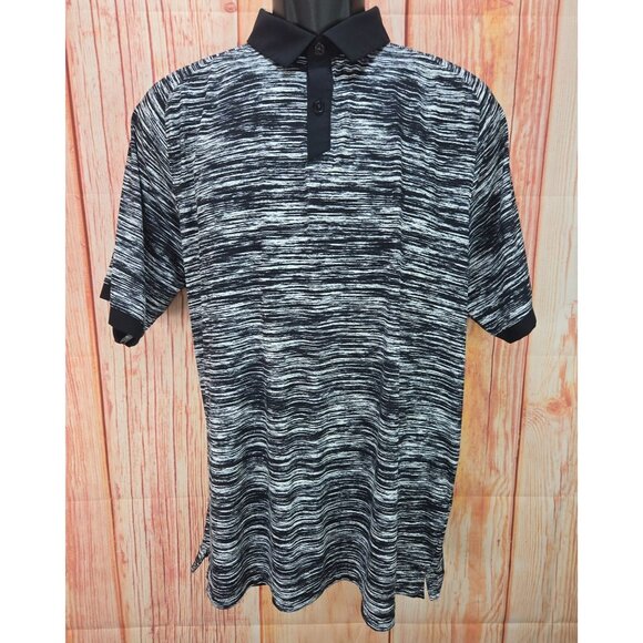 Under Armour Large Mens Iso-Chill Polo Shirt Striped - Picture 1 of 8